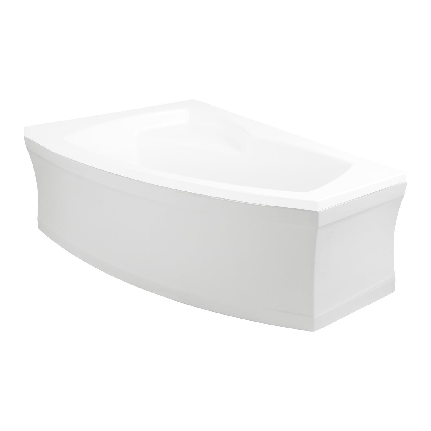Load image into Gallery viewer, Acrylic housing for corner asymmetrical bathtub FRIDA  160 cm
