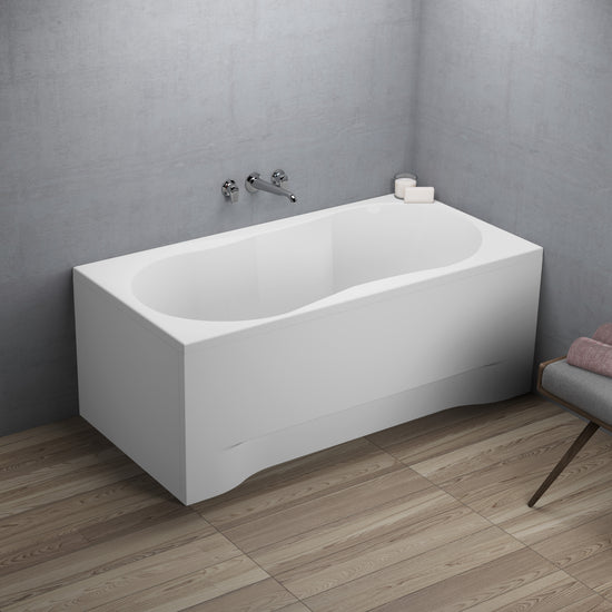 Acrylic rectangular bathtub GRACJA