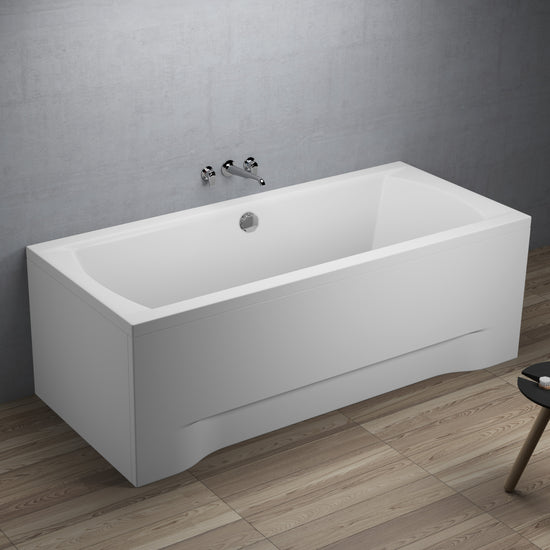Acrylic rectangular bathtub INES