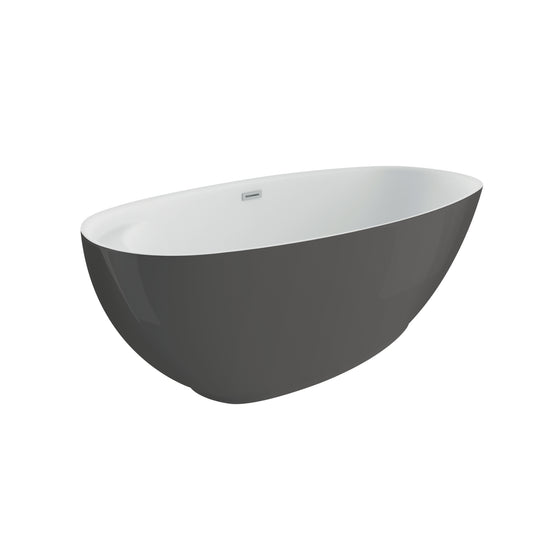Acrylic freestanding bathtube KIVI 165 x 75 cm