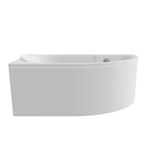 Загрузите 3D-модель в программу просмотра галереи, Акриловая асимметричная угловая ванна MIKI
