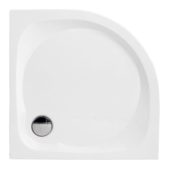 Load image into Gallery viewer, Acrylic semicircular compact shower base NOWY STYL
