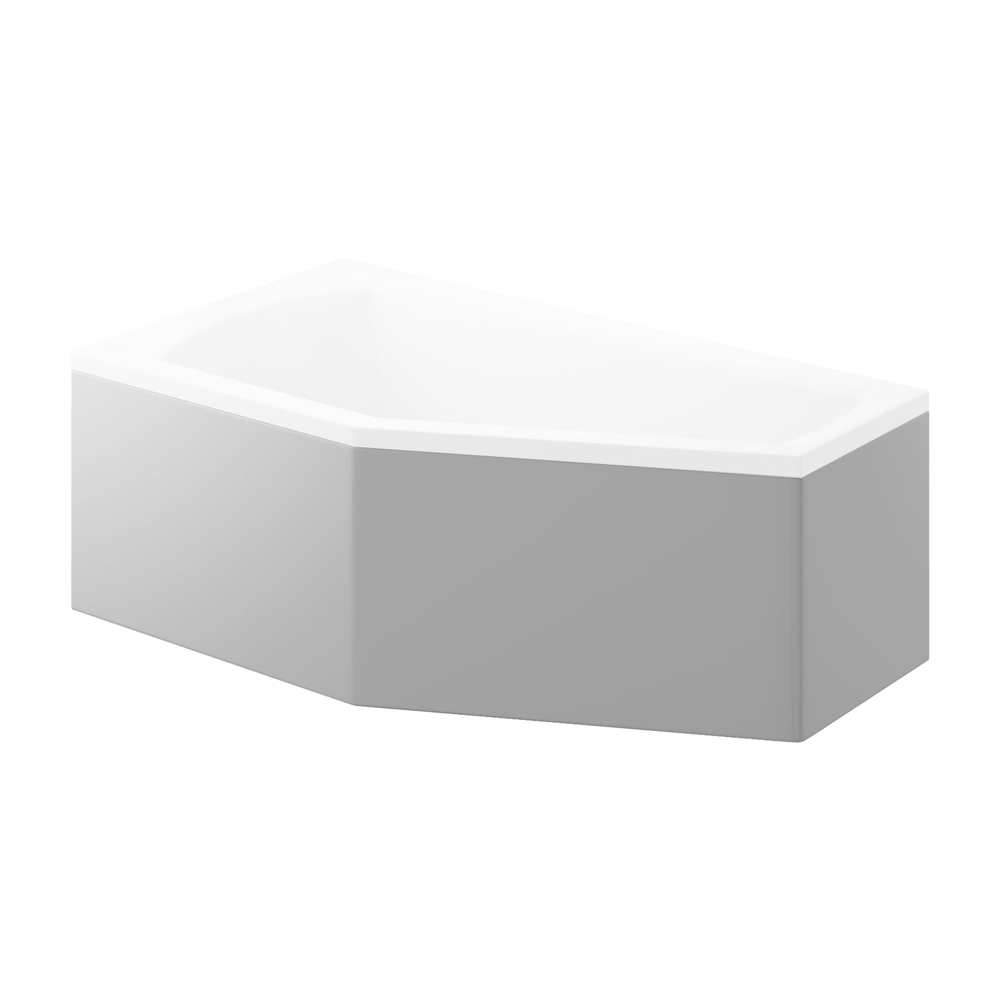 Acrylic housing for corner asymmetrical bathtub SELENA
