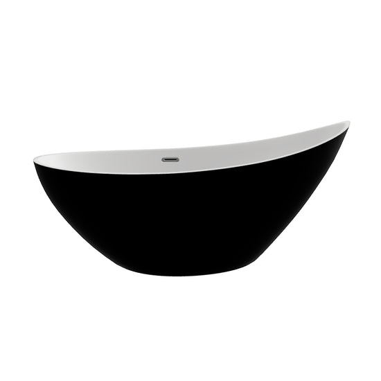 Загрузите 3D-модель в программу просмотра галереи, Акриловая отдельностоящая ванна ZOE 180 x 80 см
